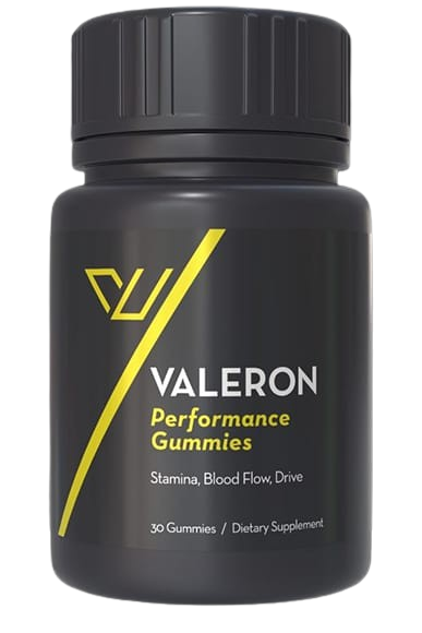 Valeron Performance Gummies bottle